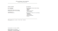 Desktop Screenshot of kanzleiheering.com