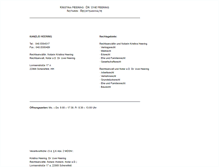 Tablet Screenshot of kanzleiheering.com